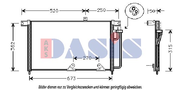 AKS DASIS Kondensators, Gaisa kond. sistēma 512011N